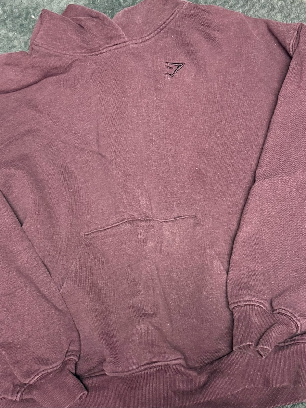Gymshark Men's Maroon Crewneck Pullover
